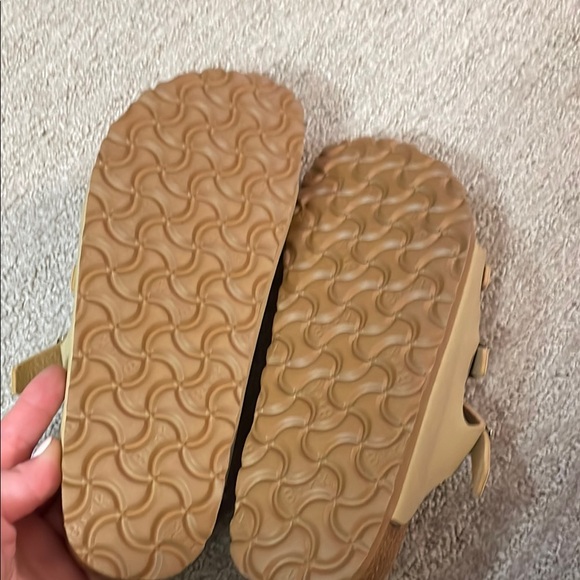 Birkenstock Tan Florida Vegan Sandals - Picture 3 of 3
